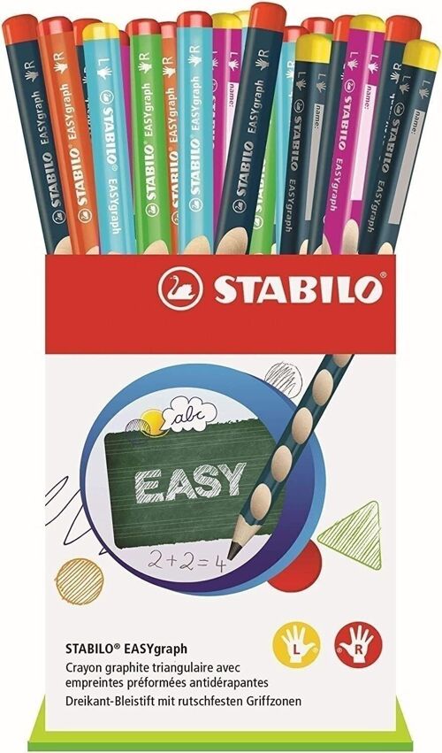 Crayons graphite - Godet x 36 STABILO EASYgraph HB