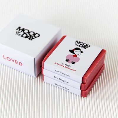 Mood of the day box of 3 soaps | loved