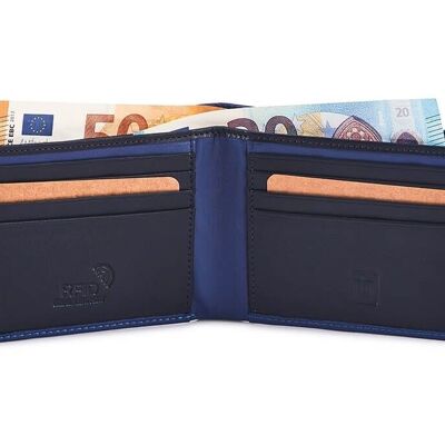 Quinn Two-Tone Leather Bifold Wallet - 3400