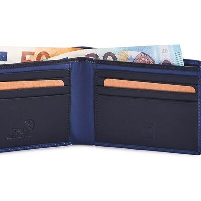 Quinn Two-Tone Leather Bifold Wallet - 3400