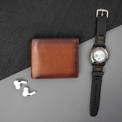 Carlton Slim Leather Wallet - 4183