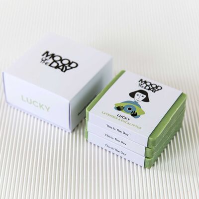 Mood of the day box of 3 soaps | lucky