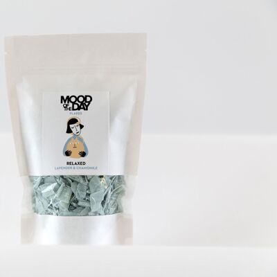 Mood of the day flakes - relaxed with lavender & chamomile essential oils