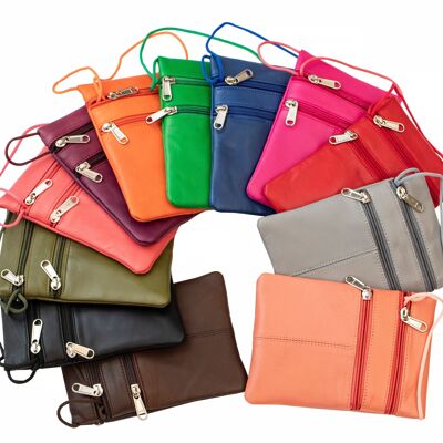 Milli Ladies Neck Purse Bag (Assorted Colours Pk of 12) - 1457MULTIPACK