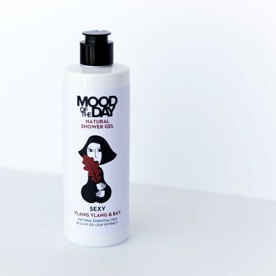 Mood of the day shower gel - sexy with ylang ylang & bay essential oils
