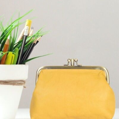 Crumble Double Clip Top Purse - 6500