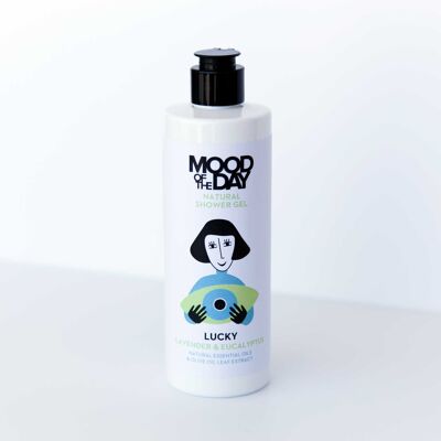 Mood of the day shower gel - lucky with lavender & eucalyptus essential oils