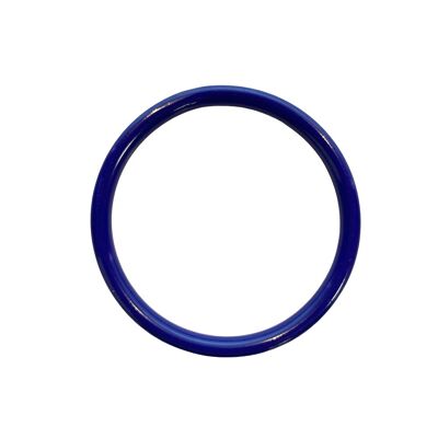 Bracelet jonc acier inoxydable - bleu marine