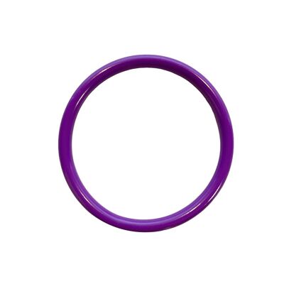 Bracelet jonc acier inoxydable - violet
