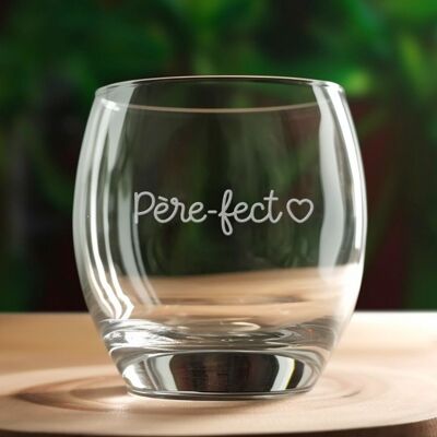 Father-fect Whiskey Glass (engraved)