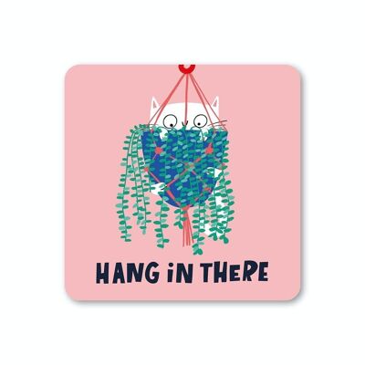 Confezione da 6 sottobicchieri Hang In There