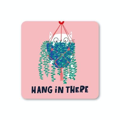 Hang In There Coaster Pack of 6