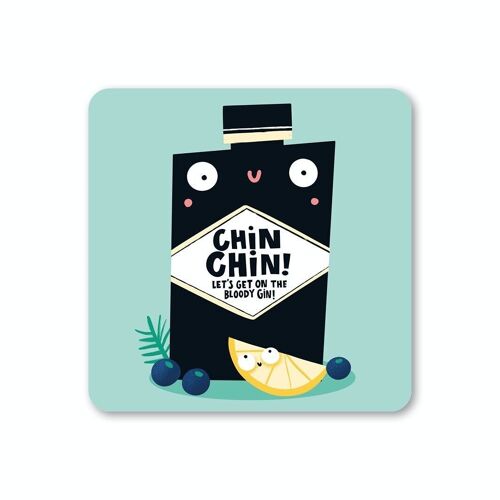 Chin Chin Coaster Pack of 6
