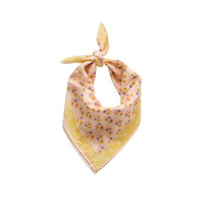 Pañuelo estampado “Flores de la India” Colette Lemon Infantil