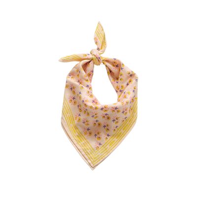 Foulard con stampa “fiori indiani” Colette Lemon Children