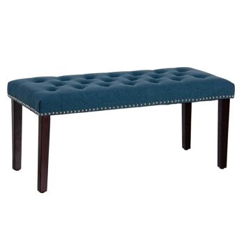 BANC DE CHAMBRE EN BOIS BLEU ST606138 2