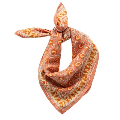 Foulard imprimé “fleurs indiennes” Victorian Macaron Enfant