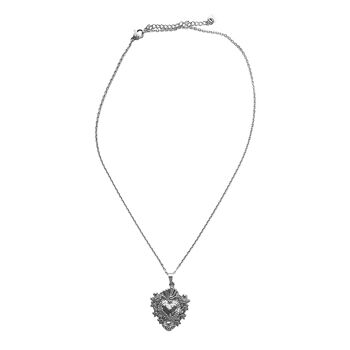 Collier court coeur Fiorie - argent 3