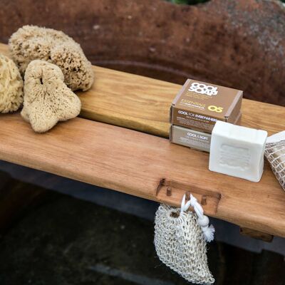 Bath tray oak