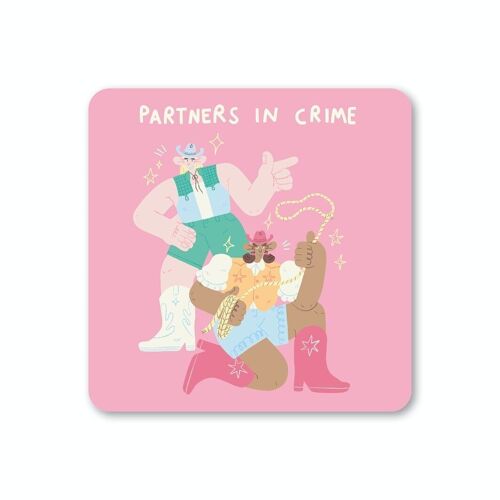 Partners Coaster Pack of 6