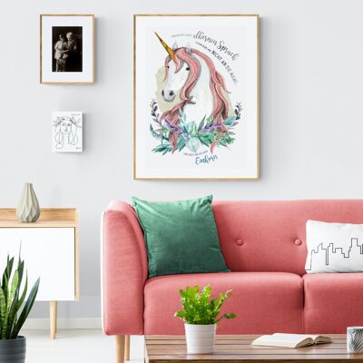 Poster - Eileen Unicorn