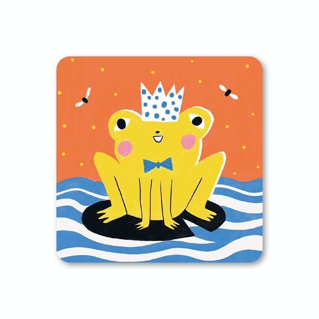 Confezione da 6 sottobicchieri Ribbits