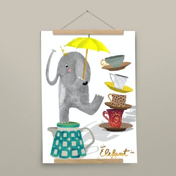 Affiche - Éléphant dans un magasin de porcelaine 3