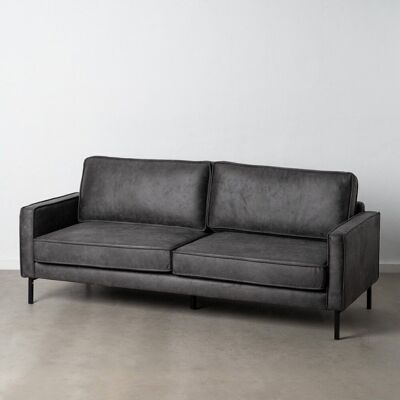 WOHNZIMMER SCHWARZES SOFA ST607293