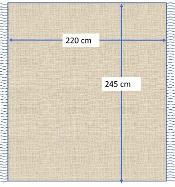 Couvre-lit en coton Leyla | Souci Orange | 220 x 245 cm 8