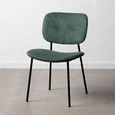 GREEN FABRIC-METAL LIVING ROOM CHAIR ST601398