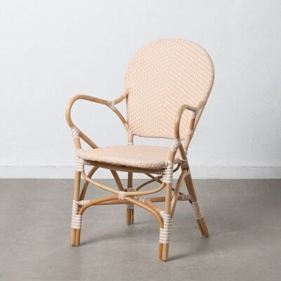 CHAIR WITH ARMS NATURAL-BEIGE RATTAN ST608050