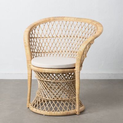 NATURAL RATTAN ARMCHAIR LIVING ROOM ST608065