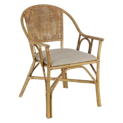 NATURAL CHAIR "RATTAN" LIVING ROOM ST105478