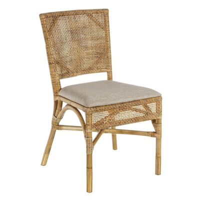 NATURAL CHAIR "RATTAN" LIVING ROOM ST105480