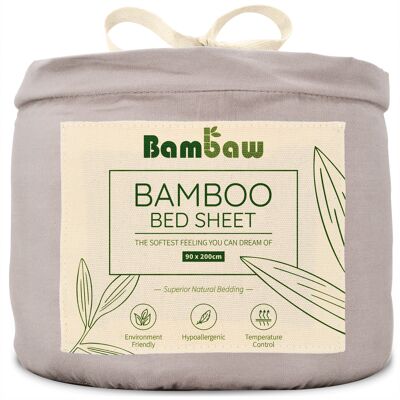 BAMBOO FITTED SHEET | 90x200 | 8 COLORS