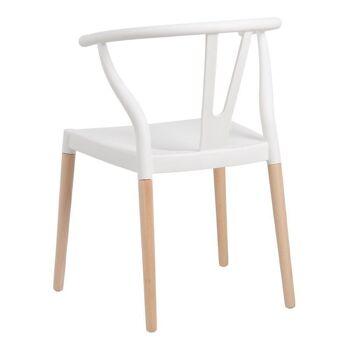 CHAISE BLANC PP-BOIS ST606122 5