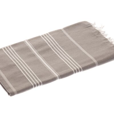 Trendiges Hammam-Handtuch aus Baumwolle, Rauch