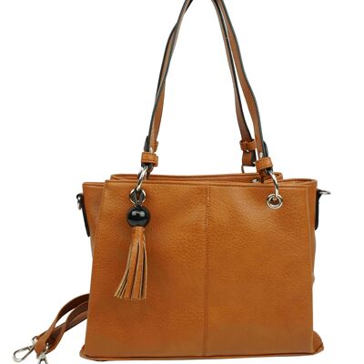 Sac porté épaule 33500 Camel