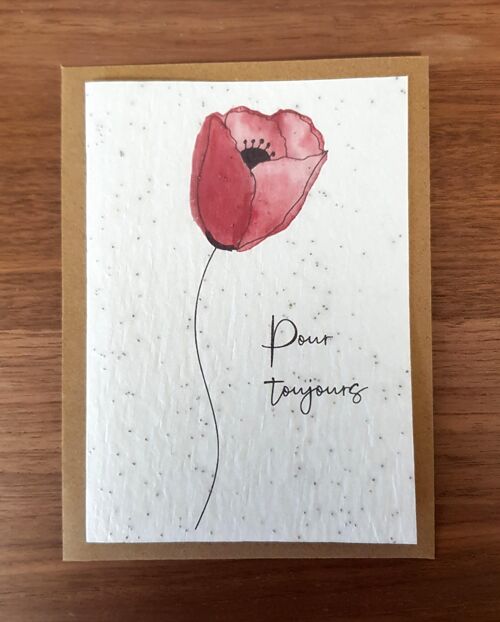 Carte à planter – Pour toujours