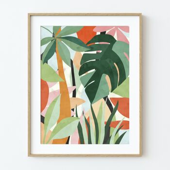 Impression d'art "Plantes tropicales I" - Différentes tailles 1