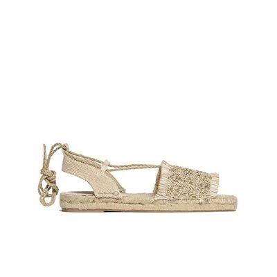 Gebundene Espadrilles Cala Martina Natural