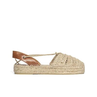 Gebundene Espadrilles von Coloms Natural