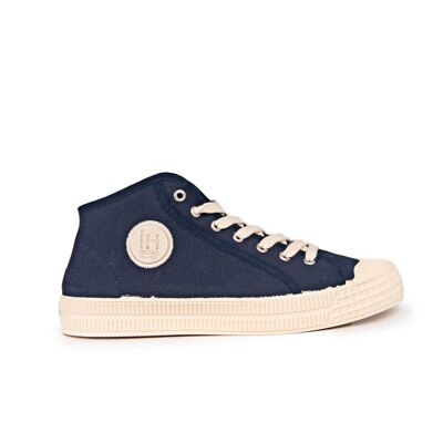 Cala Oliver Navy high-top sneakers