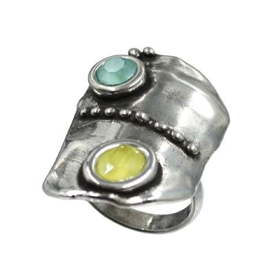 ANILLO TIPO INDIO CON COLORES