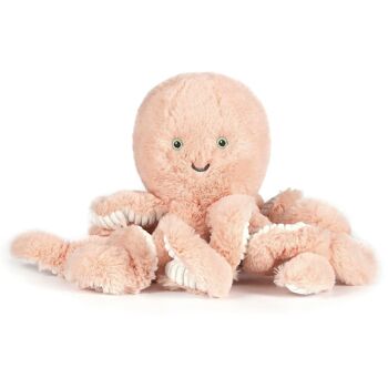 Peluche ultra douce poulpe - Rose des sables 1