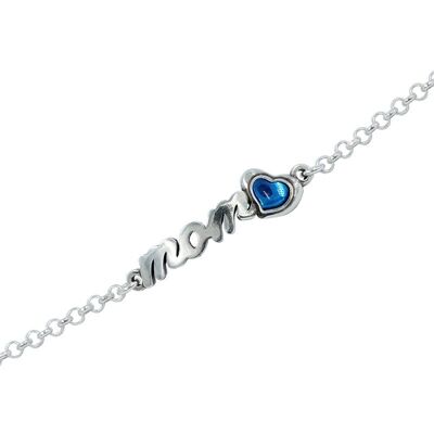 BRACCIALE "MAMMA" CON CUORE
