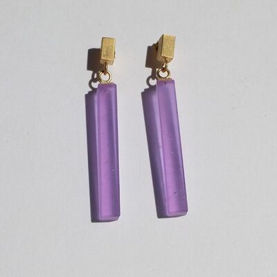 GEO SOULBOTTLE EARRINGS with pressure closure