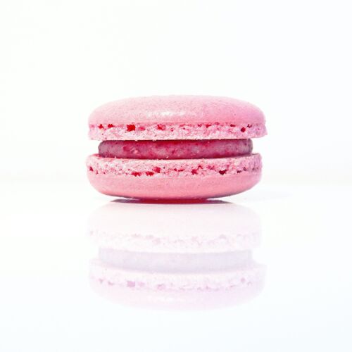 Erdbeere (Rosa) Macaron - 6 Stück