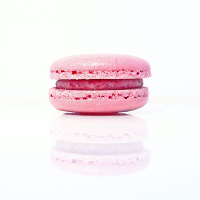 Erdbeere (Rosa) Macaron - 6 Stück