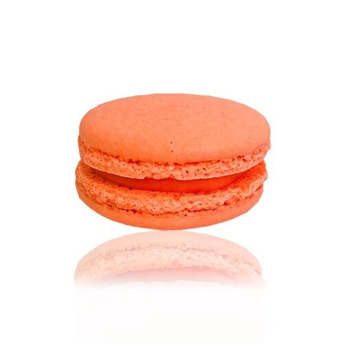 Pfirsich Maracuja Macaron - 6 Stück